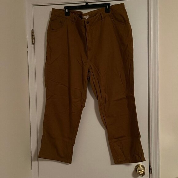 Woman Within Pants - Woman Within Size 22w Petite Dark Brown Pants